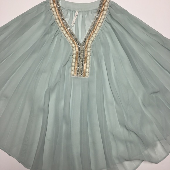 Nordstrom Willow&Clay Women's Green Cape Style Med - Picture 5 of 6